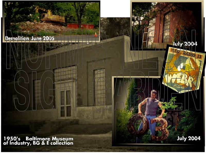 Baltimore Sign Garden  .. E Mail me at    hardware store mass ave